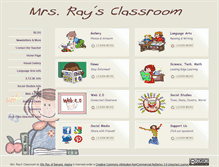 Tablet Screenshot of mrsraysclassroom.com